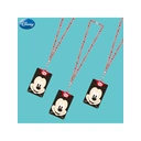 1pc Disney Mickey Mouse Lanyard Card Holder Officially Licensed Cute Polka Dot Hello Themed Movies Anime Peripheral Character ID Case Accessory Gift image 4