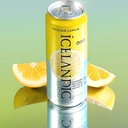 ICELANDIC GLACIAL Sicilian Lemon Sparkling Mineral Water - Can 10 x 330ml image 1