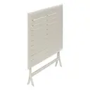 Hesperide Table de jardin pliante rectangulaire AZUA Argile 4 places image 1