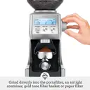 Sage the Smart Grinder™ Pro Coffee Grinder, Dosing iQ™ Technology, 60 Grind Settings, Conical Burr, Brushed Stainless Steel - BCG820BSSUK image 3