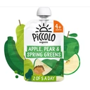 Piccolo Pear, Apple & Spring Greens 4+ Months 100g image 2