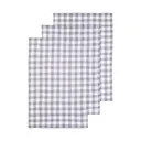 Maison by Premier Tea Towels Doro Cotton Check Grey 3pcs image 0