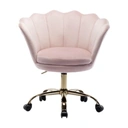 CHAIRUS Ya-Home Chaise de bureau pivotante avec hauteur réglable et roulettes - Rose clair image 0