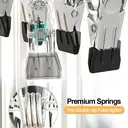 SNSP Clothes Hanger Aluminum Alloy Plate 26 Clip Multi functional Socks Windproof Clip Inner Socks & Underwear Clips image 4