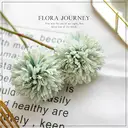 6PCS 11.4in/29cm
Artificial Chrysanthemum Bouquet of Flowers,Artificial Silk Flower, Decor for Wedding, Party Decorate, Home Room Ornament, Simulation Plants(green) image 6