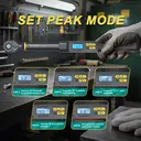 Movecrab Professional Digital Torque Wrench1/2" Drive 6.8-135N.m ±2% High Accuracy LED Display with Nm/in.lb/ft.lb/kg.cm Vibration Sound Light Triple Alarm for Automotive Motorcycle Bike Repair Tool   image 3