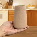 Yuejia Vase en céramique rustique marron - 15 cm image 6