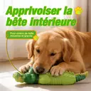 Blinkit Jouet de dentition interactif pour chiens moyens et grands en nylon et caoutchouc naturel - Crocodile  image 1