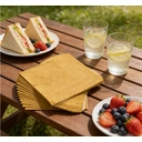 Unique Party Lunch Napkins, Gold, 20 Pack image 2