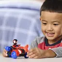 Spidey and his Amazing Friends Techno Racer Vehicle and 3 inch Miles Morales Figure image 1