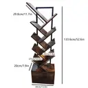 SRD Modern Farmhouse Geometric Bookcase Floor Stand image 0