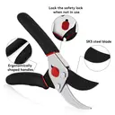 FLORA GUARD Secateurs, 8.5 Inch Traditional Bypass Pruning Shears, Professional Tree and Branch Garden Pruner image 4