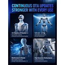 Auf Lager, Lieferung am nächsten Tag | 245 € Gutschein bei Bestellung | Unitree R1 Air Humanoider Roboter, Verkörperte Intelligenz, Monokamera, 20 Freiheitsgrade, Intelligente Interaktion mit KI-Sprachmodell, Rot-Gold image 3