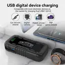 Porbi S903 Car Jump Starter 2000A Peak Portable Jump Starter Power Pack, 20000mAh Battery Booster for 12V Petrol & Diesel Vehicles, SUV, Van & Motorcycle, QC3.0 18W Fast Charge Power Bank with LCD Display & LED Light image 5