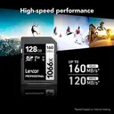 Lexar 256GB Professional 1066x SD Card, UHS-I, C10, U3, V30, Full HD, 4K, Up To 160MB/s Read SDXC Memory Card, for DSLR & Mirrorless Cameras image 1
