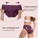 BAMBOO COOL Womens Briefs Underwear Lady Breathable Knickers with Mid Waist Color Group C L (5 Pack) image 3