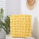 MEROPE, Coussin de Soutien Nœuds Polyester/Élasthanne, 40 cm, Jaune, 1 Pack image 4