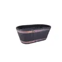 Strata Bucket Planters, 60.5 cm, Oak Effect image 1