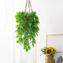 Yuejia 4Pcs 30in/76cmArtificial ake Vines Monstera for Decoration, Artificial Plants Ivy with Leaves Outdoor Indoor Decor Plastic Greenery Green Plant Faux Stems Home Garden Party Wedding Bedroom Room Office image 5