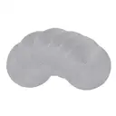 PP Single-Color Placemat Light Gray，Set of 6 Round Braided Placemats Table Mats for Dining Tables Washable Non-Slip Place Mats 15 inch for Home Decoration image 0
