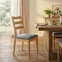 Dining Chairs Orlando Oak/Grey 2pcs image 0
