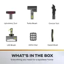 DAEWOO Cyclone Turbo Corded 3-in-1 Handheld Vacuum Cleaner – Lightweight, High Suction, 6m Cord – Green/Grey image 4