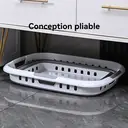 JORDAN&JUDY Panier de rangement pliable à trois poignées - 45 L image 1