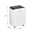 ELECCI 25L/D Dehumidifiers, 4.8L Water Tank, 3 Speeds, R290, 24H Timer, Continuous Drainage with Drain Hose, Ideal for 50m² Rooms. image 5