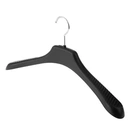 ANQI Wide Shoulder, Anti-Hump Jacket Hanger,Black,Pack of 20 image 0