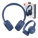 JBL Tune 510 BT, casque supra-auriculaire Bluetooth pliable, bleu, appels mains libres, autonomie 40 heures image 3