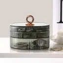 Boîte de Rangement pour Bijoux JORDAN&JUDY Grande Capacité à Compartiments Multiples pour Boucles d’Oreilles, Colliers, Bagues et Montres – Vert image 2