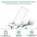 Yuejia Lot de 3 vases cylindriques en acrylique transparent - 25 cm/20 cm image 8