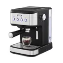 Geepas Barista Espresso Coffee Machine, 20 Bar, Milk Frother Steam Wand, Black & Silver - GCM41521UK image 1