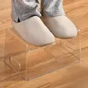 Boîte de Rangement avec Poignée Intégrée - Grande Capacité pour Cosmétiques, Serviettes, Savon et Shampooing - Idéale pour la Salle de Bain - Lot de 4 - Transparent image 3