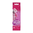 Gillette Rasoirs jetables Blue2 Rose, 10 pièces image 1