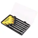 Deli 6Pcs Clock Precision Screwdriver Set ,Anti-Magnetic Tips & Ergonomic Metal Handle for Delicate Repair image 1