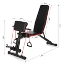 Banc d'entraînement pliable 8 niveaux capacité de charge 200 kg image 1