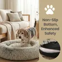 SONGMICS Panier pour chien avec bords surlevés rond kaki - 90 x 20 cm image 5