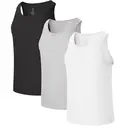 BAMBOO COOL Mens Pajama Set Summer Pjs Sleepwear Short Sleeve Shirts Soft Lightweight Sleep Sets with Pockets L (3 Pack) image 0