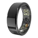 FitAlly Smart Ring Fitness Tracker, Titanium Health Monitoring Ring with Heart Rate, Blood Oxygen, Sleep Tracker & HRV, Activity & Calorie Tracking, Bluetooth 5.1 Smart Ring for iOS & Android, Black Size 9 image 0