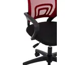 Interiors by Premier Office Chair with Arms Frazer Mesh Black/Red image 2
