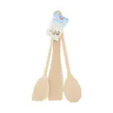 Tala Set of 3 Wooden Cooking Utensils - FSC Beech Wooden Spatulas for Cooking, Spoon & Scraper Spoon - Heat Resistant, Easy to Use, Easy to Clean - Bakeware Accessories - Set of 3 image 0