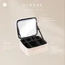 SENSSE Glow Up Vanity Case – LED Light Mirror, Organised Beauty Storage, Portable Travel Design – Blush Pink SNSEVC01, Top Gift Picks image 5