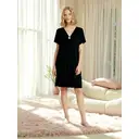 IZURIA v-neck black short sleeved dress  M image 4