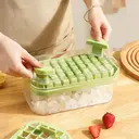 BJ Green Bac à Glaçons Double Couche 100 Compartiments à Pression Diagonale image 3