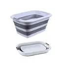 JORDAN&JUDY 45L Foldable Storage Basket with Dual Handles, Non-Mesh, Collapsible image 0