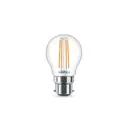 Philips Light Bulb LED Globe Filament Bayonet B22 Warm White 40W Non-Dimmable image 1