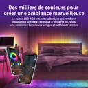 Vivreal HM-5-16 Ruban LED RGB intelligent 5 m avec télécommande et application - Multicolore image 7