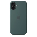 Apple Coque en silicone avec MagSafe pour iPhone 16 Plus - Vert marin image 4