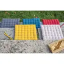 Winkler Galette de chaise recyclée 36 points Zea Ombre 38 x 38 x 3 image 1